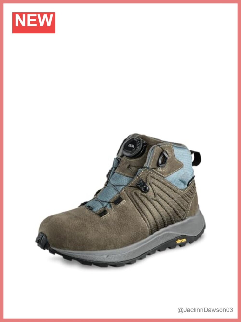 Aluminum Safety Toe Waterproof Leather Work Boot BOA Fit